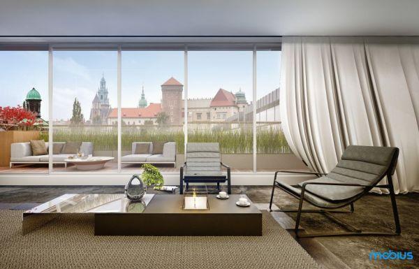 Pracownia Mobius Architekci zaprojektowała wnętrza apartamentów Angel Wawel