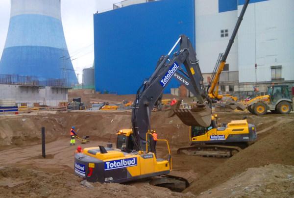 Na ukończeniu I etap prac ziemnych w Elektrowni Opole