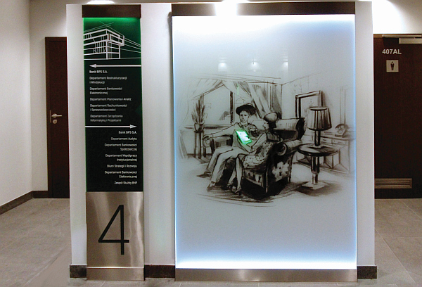 Centrala Banku BPS w biurze przy ul. Grzybowskiej w Warszawie, fot. Advertis