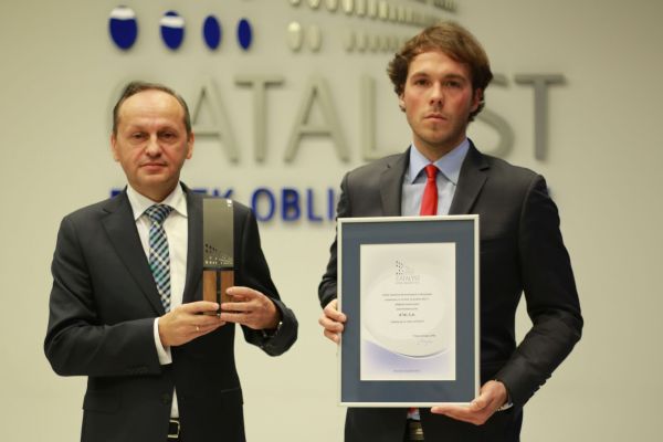 Od lewej: prezes Zbigniew Juroszek i wiceprezes Mateusz Juroszek, fot. Atal