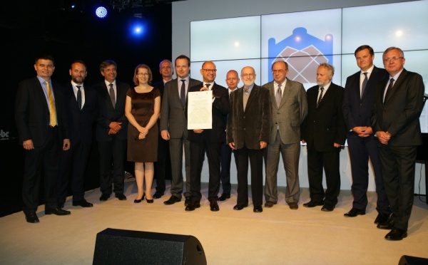 Podpisanie aktu erekcyjnego Hali Koszyki, fot. Griffin Group