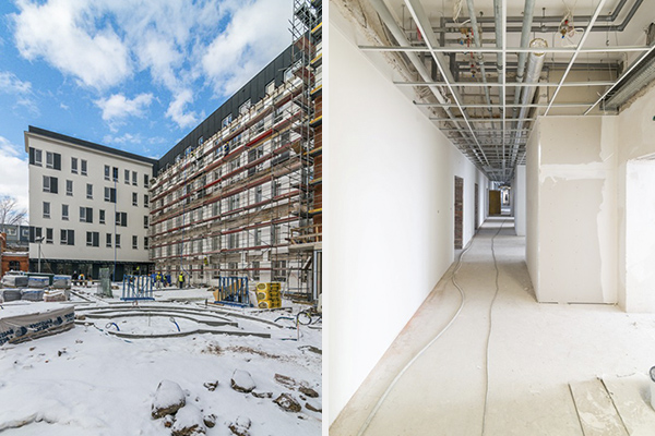 Prace przy realizacji centrum seniora Angel Care we Wrocławiu powoli dobiegają końca, fot. materiały inwestora.