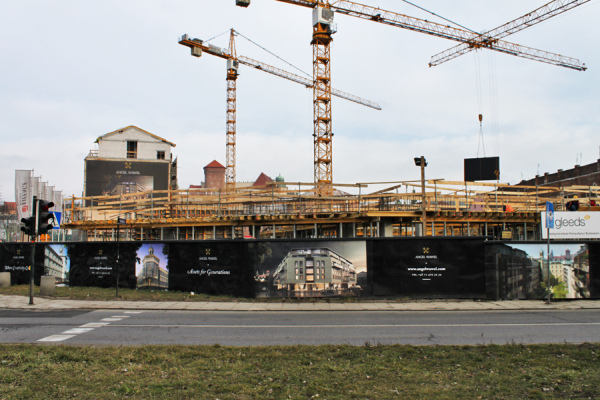 Budowa kompleksu Angel Wawel w Krakowie, fot, materiały inwestora