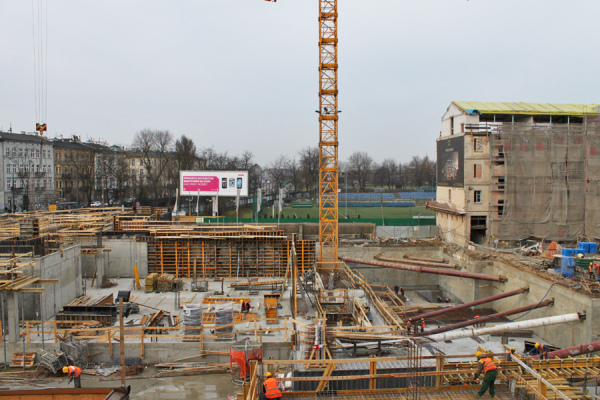 Budowa kompleksu Angel Wawel w Krakowie, fot, materiały inwestora