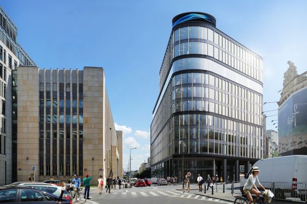 Astoria, budynek biurowo-handlowy w centrum Warszawy, wiz. SRE