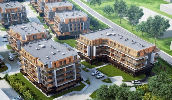 W trzech etapach osiedla Bagry Park w Krakowie powstanie 546 mieszkań, wiz. Atal.