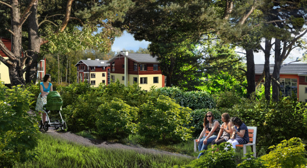 Na osiedlu Bernadowo Park zaplanowano docelowo 432 mieszkania, wiz. J.W. Construction Holding.