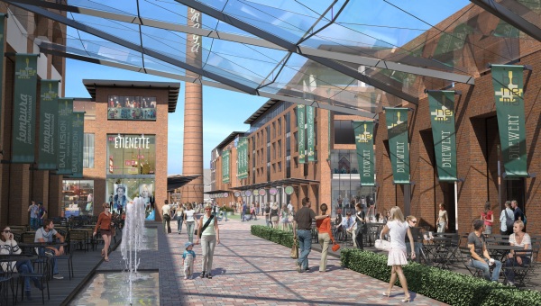 Bohema będzie połączeniem powierzchni handlowo &ndash; usługowej i mieszkaniowej, wiz. OKAM Capital