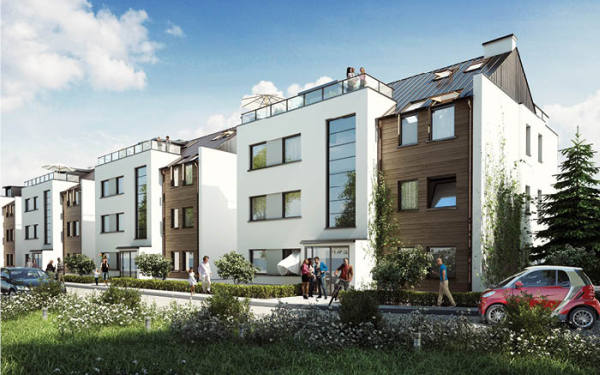 W drugim etapie inwestycji Brama Sopocka powstaną 42 apartamenty, wiz. Polnord