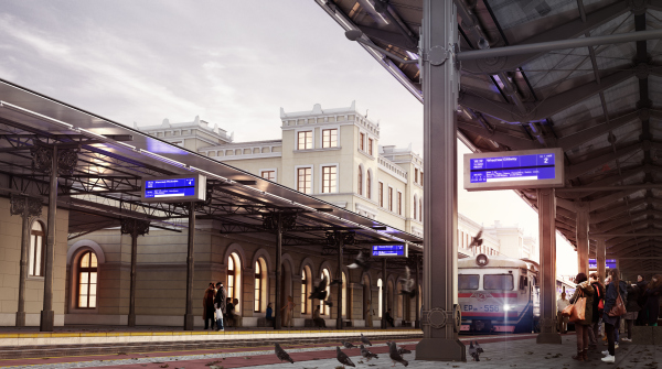 Dworzec Bydgoszcz Główna zostanie oddany do użytku do końca 2015 r., wiz. PKP