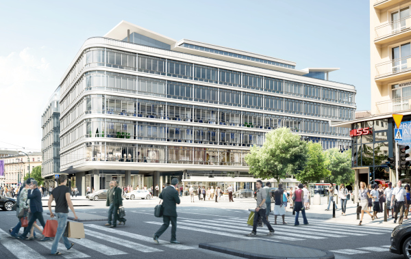 Autorem koncepcji przebudowy CEDETu jest konsorcjum pracowni architektonicznych AMC - Andrzej Chołdzyński i RKW Rhode Kellermann Wawrowsky, wiz. Immobel