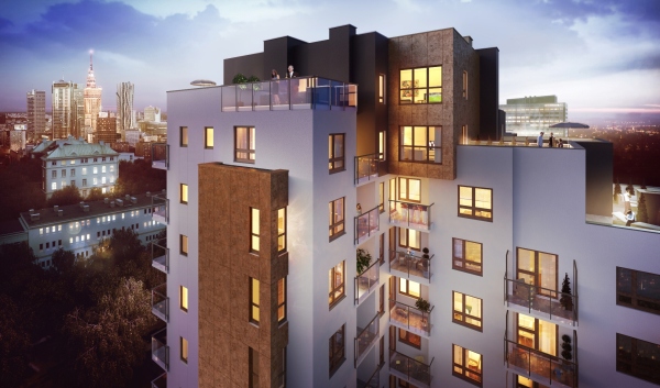 Projekt architektoniczny Osiedle City Link przygotowała pracownia Archiplan, wiz. Ronson Development