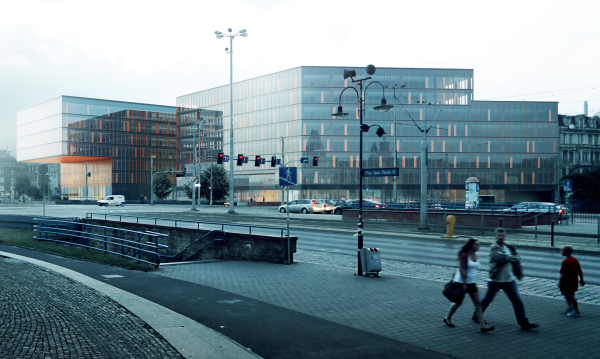 Projekt koncepcyjny Cuprum Square przygotowało biuro architektoniczne Medusagroup, wiz. KGHM IV FIZAN