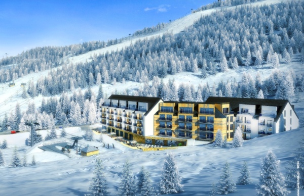 Condohotel Czarna Góra będzie posiadał 142 w pełni wyposażone apartamenty, fot. Czarna Góra Apartamenty Condohotel Czarna Góra będzie posiadał 142 w pełni wyposażone apartamenty, fot. Czarna Góra Apartamenty