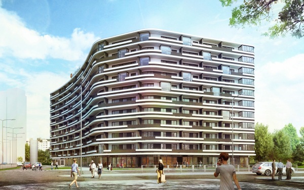 Dom pod Zegarem powstanie na warszawskim Mokotowie i ma być gotowy w listopadzie 2016 r., wiz. Dom Development