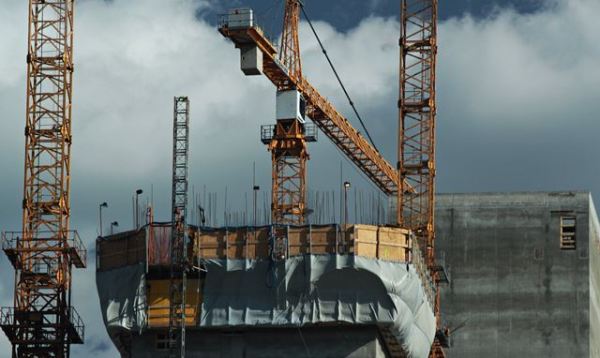 Betonowanie płyty fundamentowej, budynku kotłowni numer 5, fot. Mostostal Warszawa