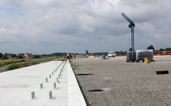 Budowa estakady E118, fot. Strabag