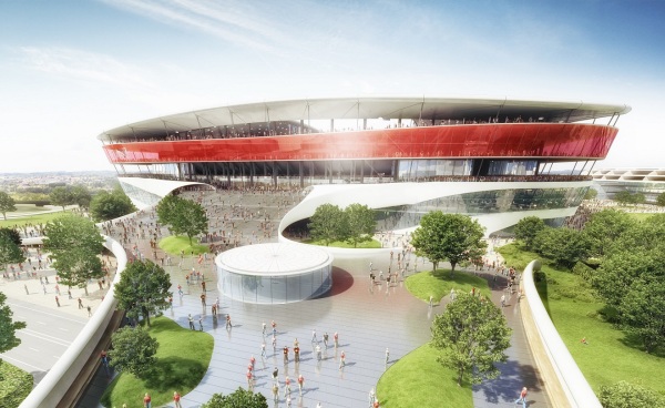 Eurostadium zapewni miejsca dla 60 250 widz&oacute;w, wiz. Ghelamco