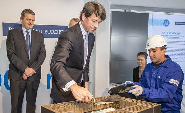 Wmurowanie kamienia węgielnego pod realizację inwestycji GE Industrial Solutions, fot. materiały inwestora
