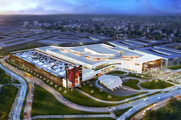 Galeria Echo Katowice ma zostać otwarta w sierpniu 2017 r., wiz. Echo Investment