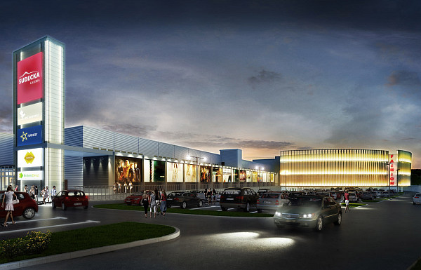 Wizualizacja Galerii Sudeckiej fot. Echo Investment