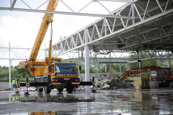 Budowa Galerii Sudeckiej fot. Echo Investment