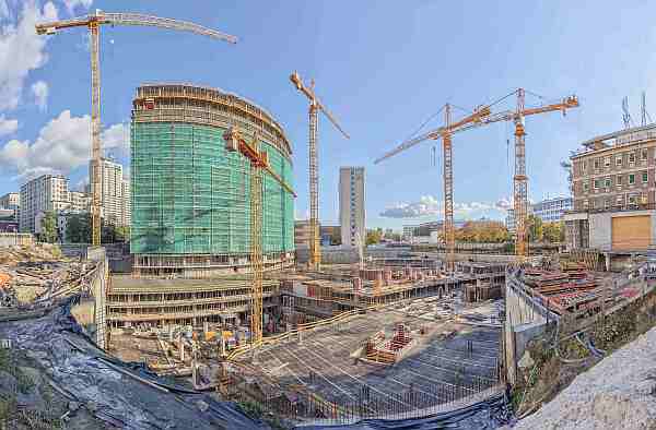 Budynek B kompleksu Warsaw Spire, fot. Ghelamco Poland