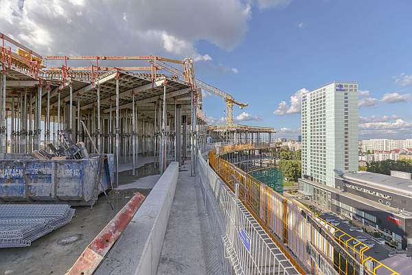 Budynek B kompleksu Warsaw Spire, fot. Ghelamco Poland