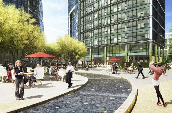 Aranżacja placu europejskiego powstała w pracowni Wirtz International Landscape Architects, wiz. materiały inwestora