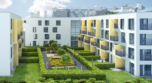 Grota 111 - nowa inwestycja mieszkaniowa Echo Investment, fot. materiały inwestora