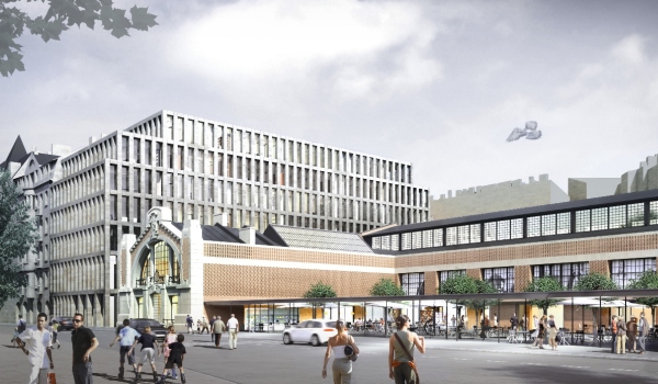 Nowa Hala Koszyki w Warszawie, wiz. Griffin Group