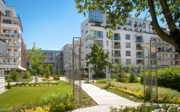 Osiedle Hubertus znajduje się na Służewcu Przemysłowym w Warszawie, fot. Eco-Classic