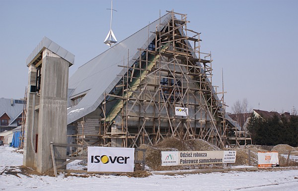 Pierwszy na świecie kościół pasywny powstał w Nowym Targu, fot. Isover