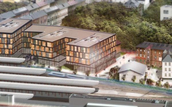 W Krakowie przy ul. Bosackiej powstaną biurowce budowę przestrzeni biurowej o łącznej powierzchni 21 tys. mkw. Wiz. PKP W Krakowie przy ul. Bosackiej powstaną biurowce budowę przestrzeni biurowej o łącznej powierzchni 21 tys. mkw. Wiz. PKP