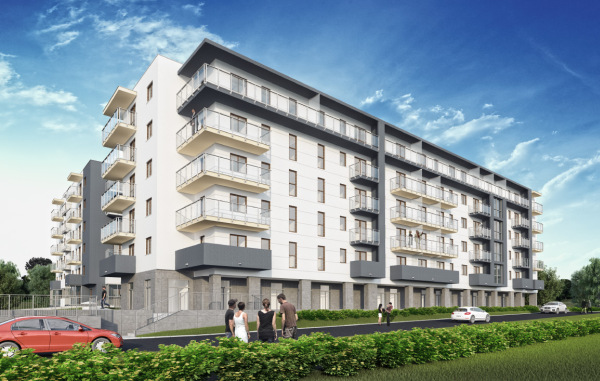 Budowa Krasińskiego 58 rozpoczęła się w czerwcu 2014 roku i zakończyła z końcem 2015 roku, wiz. Home Invest.