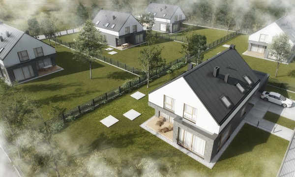 Projekt osiedla powstał na deskach pracowni Grupa Plus Architekci