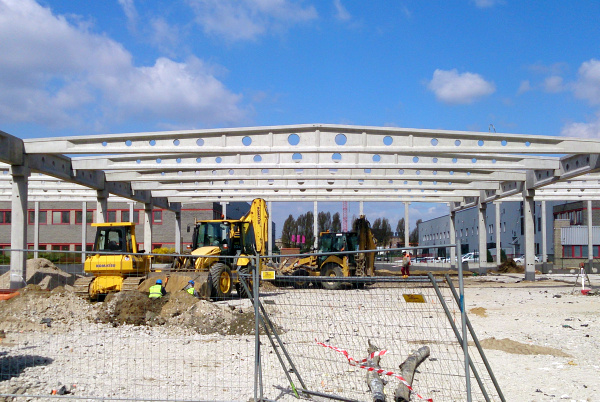 Zakład produkcyjny Mennicy Polskiej powstaje w Warszawie, na Białołęce, fot. Grupa Pekabex.