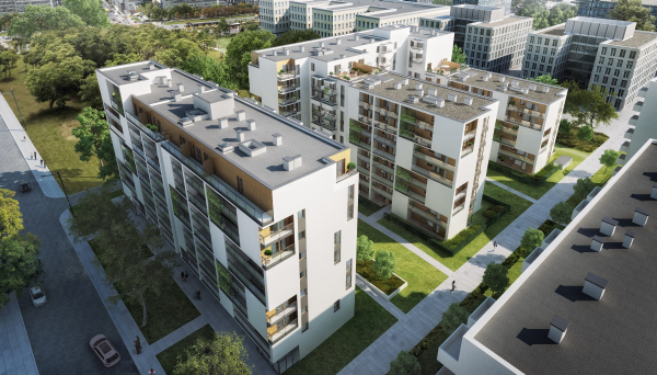 Projekt warszawskiej inwestycji Mokka powstał na deskach pracowni architektonicznej Hermanowicz Rewski Architekci, wiz. OKAM Capital.