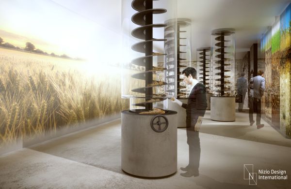 Zboża w interaktywnej prezentacji, wiz. Nizio Design International Zboża w interaktywnej prezentacji, wiz. Nizio Design International