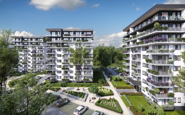 Łączna wartość osiedla Narutowicza Residence w Łodzi to około 115 mln zł, wiz. Tree Development Group