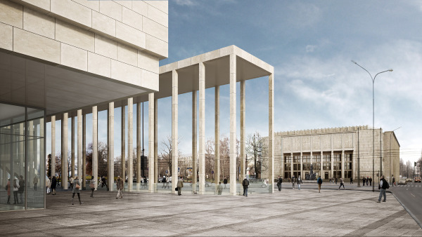 Nowa koncepcja architektoniczna b. hotelu Cracovia