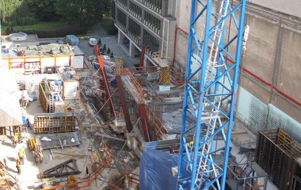 Na budowie biurowca Nowy Świat 2.0 zakończono prace fundamentowe, fot. materiały inwestora