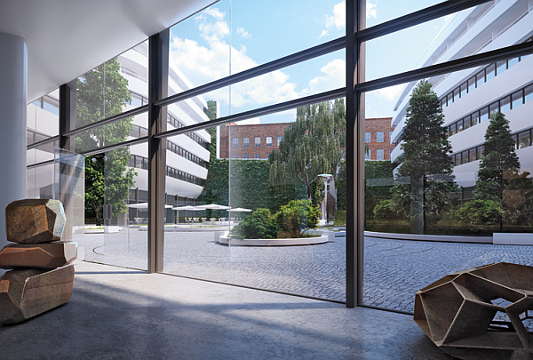 OVO Wrocław, inwestycja Wings Properties - dziedziniec OVO Wrocław, inwestycja Wings Properties - dziedziniec