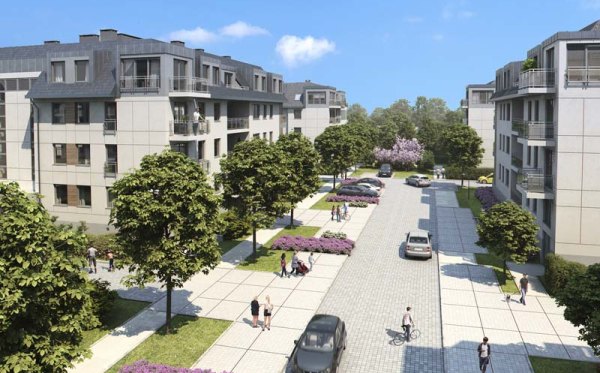 W ostatnim etapie inwestycji Ogrody Hallera postawiono na kameralną zabudowę, wiz. Grupa Archicom W ostatnim etapie inwestycji Ogrody Hallera postawiono na kameralną zabudowę, wiz. Grupa Archicom