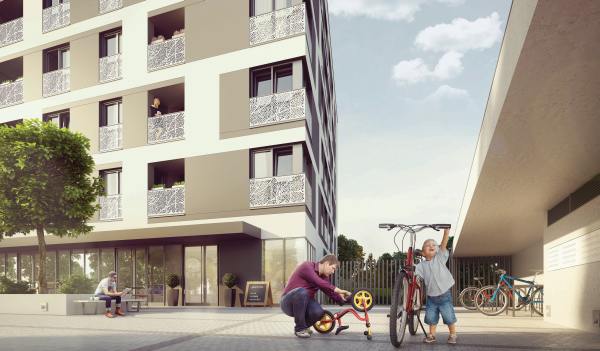 Projekt Osiedla 360 stopni przygotowała pracownia Mąka Sojka Architekci, wiz. Unidevelopment