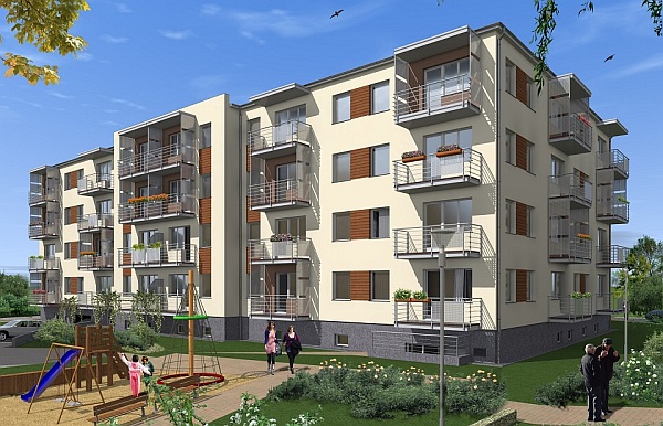 Osiedle Jordanowskie &ndash; w I etapie powstanie 56 mieszka, Fot. Dolcan