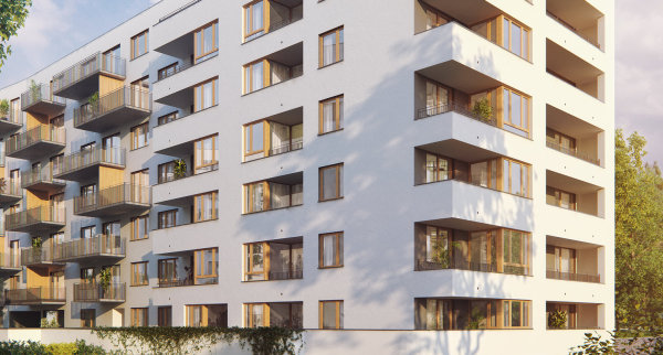 Skanska będzie ubiegać się dla Osiedla Mickiewicza o certyfikat BREEAM, wiz. materiały inwestora