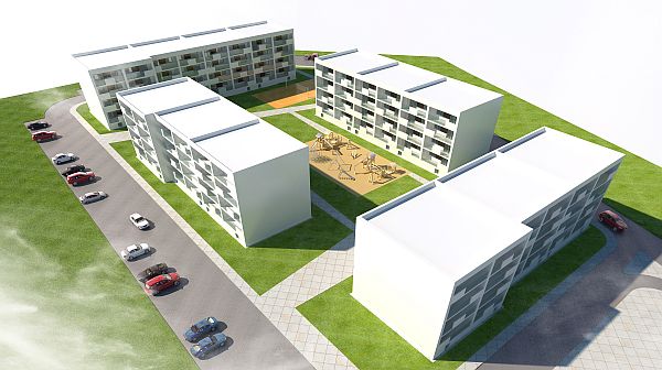 Projekt inwestycji mieszkaniowej P.A. Nova w Przemyślu