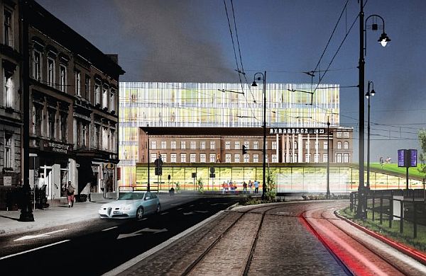 Modernizacja dworca PKP w Bydgoszczy, koncepcja pracowni Inside Outside 