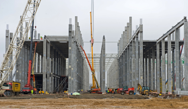 Łączna wartość rob&oacute;t wykonanych przez Pekabex na budowie nowej fabryki Volkswagena wyniosła ponad 50 mln zł, fot. Pekabex